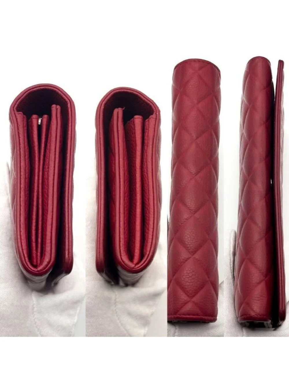 Chanel Wallet Quilted Diamond Coco Flap Caviar